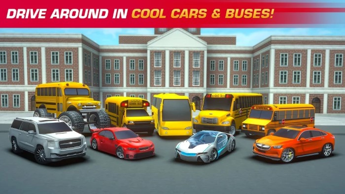 高中校车模拟器(School Bus Simulator Driving)截图3